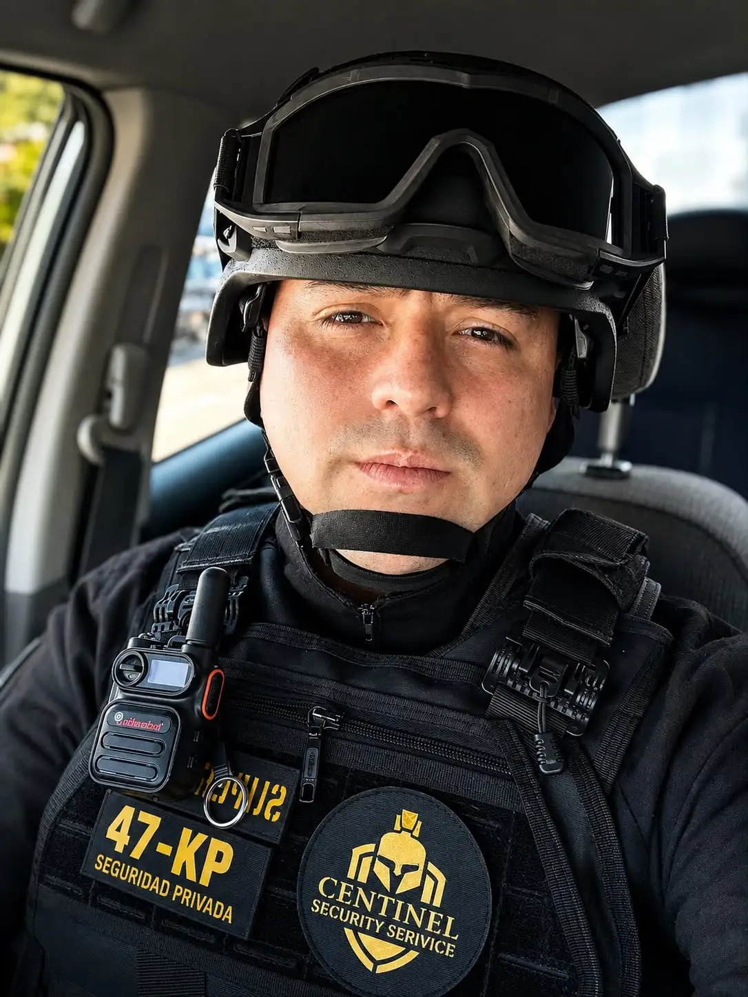 Guardia de seguridad certificado OS-10 de Centinel