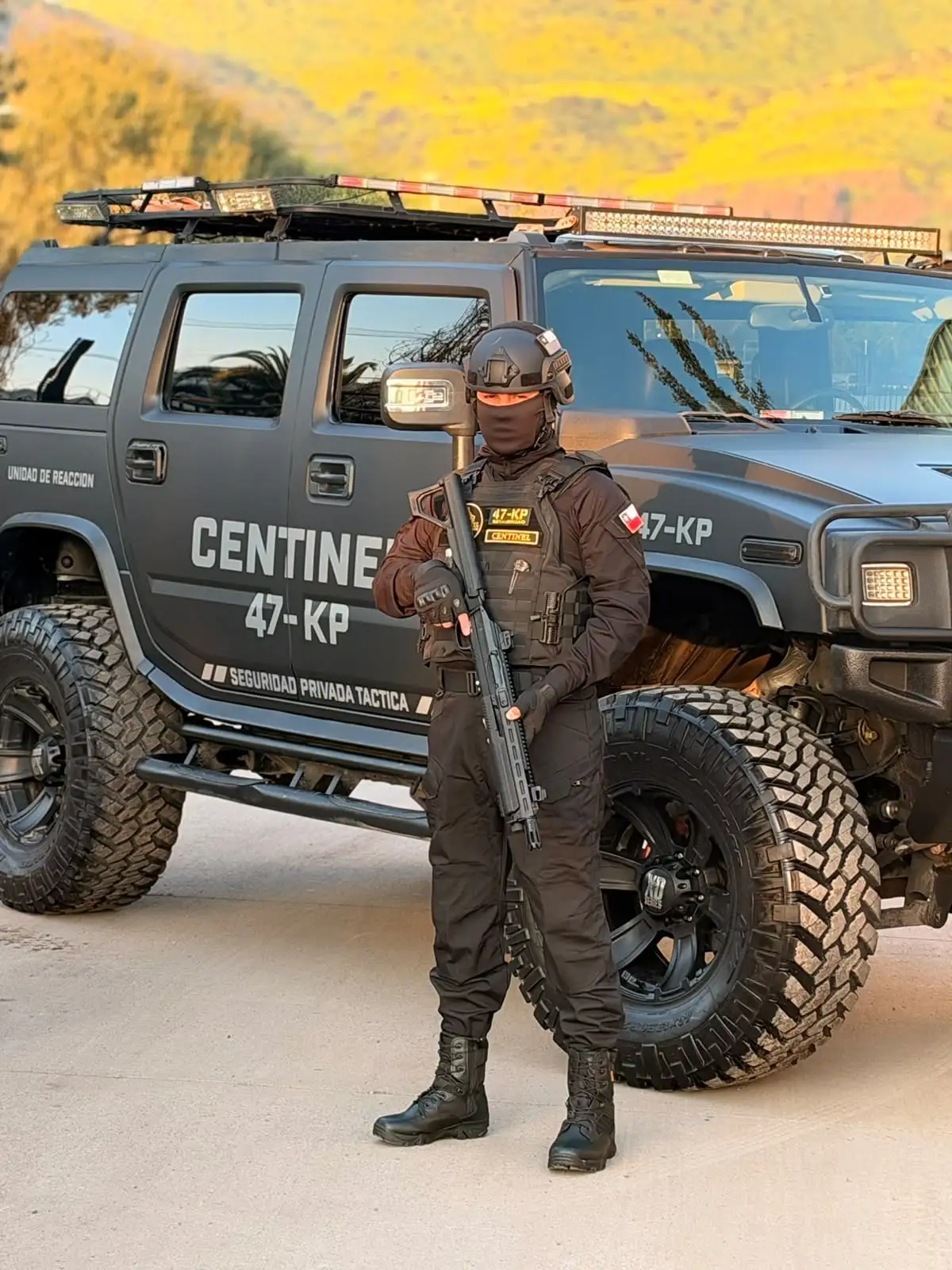 Guardia táctico para seguridad de eventos masivos